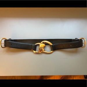 AUTHENTIC Halston Heritage Leather Waist Belt